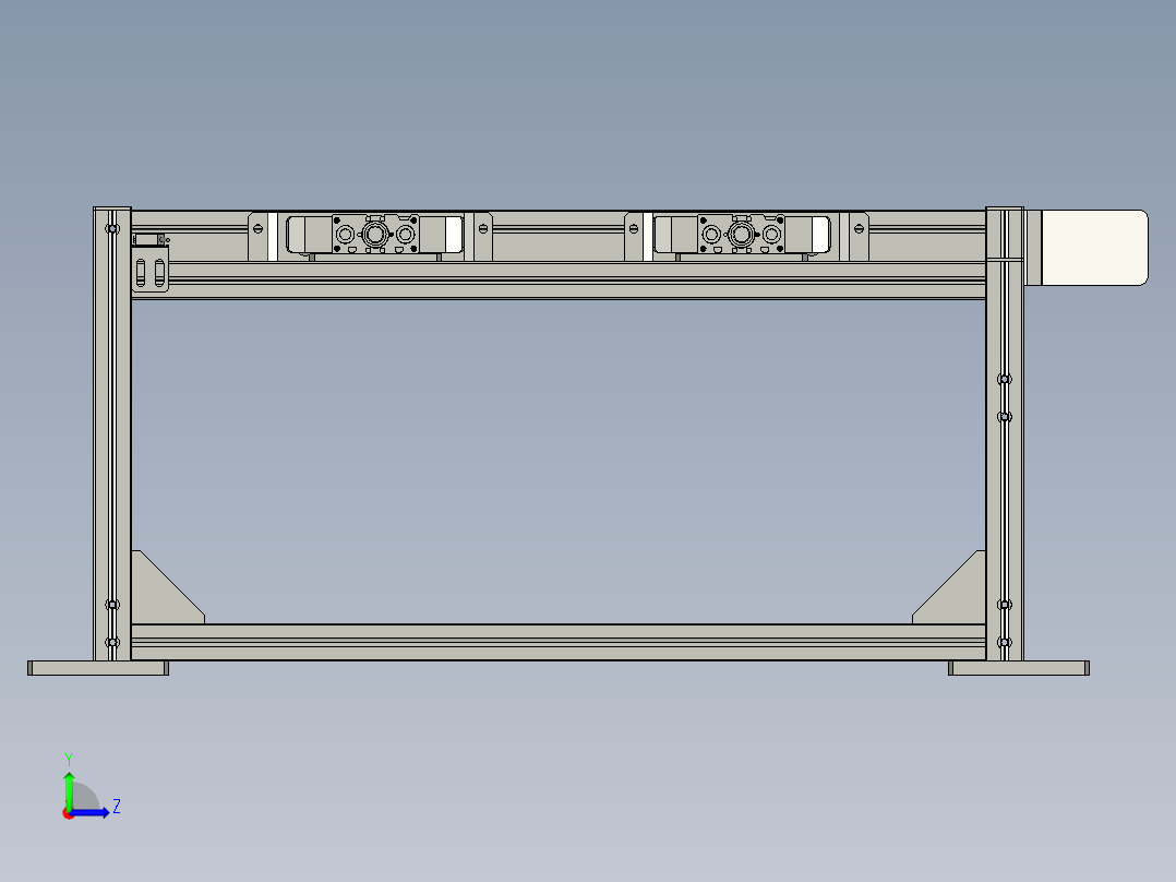 8074-0404-0000泡沫定位-8261左视图