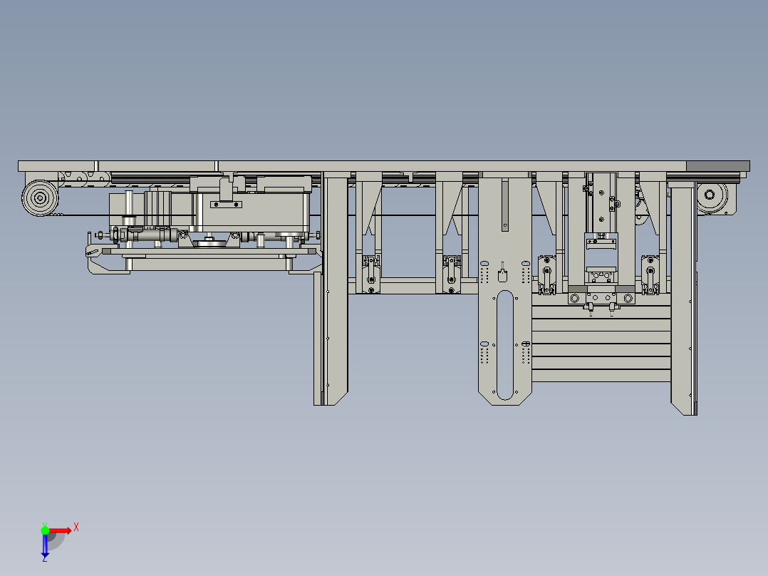 qTray盘上料机构20221221-1俯视图