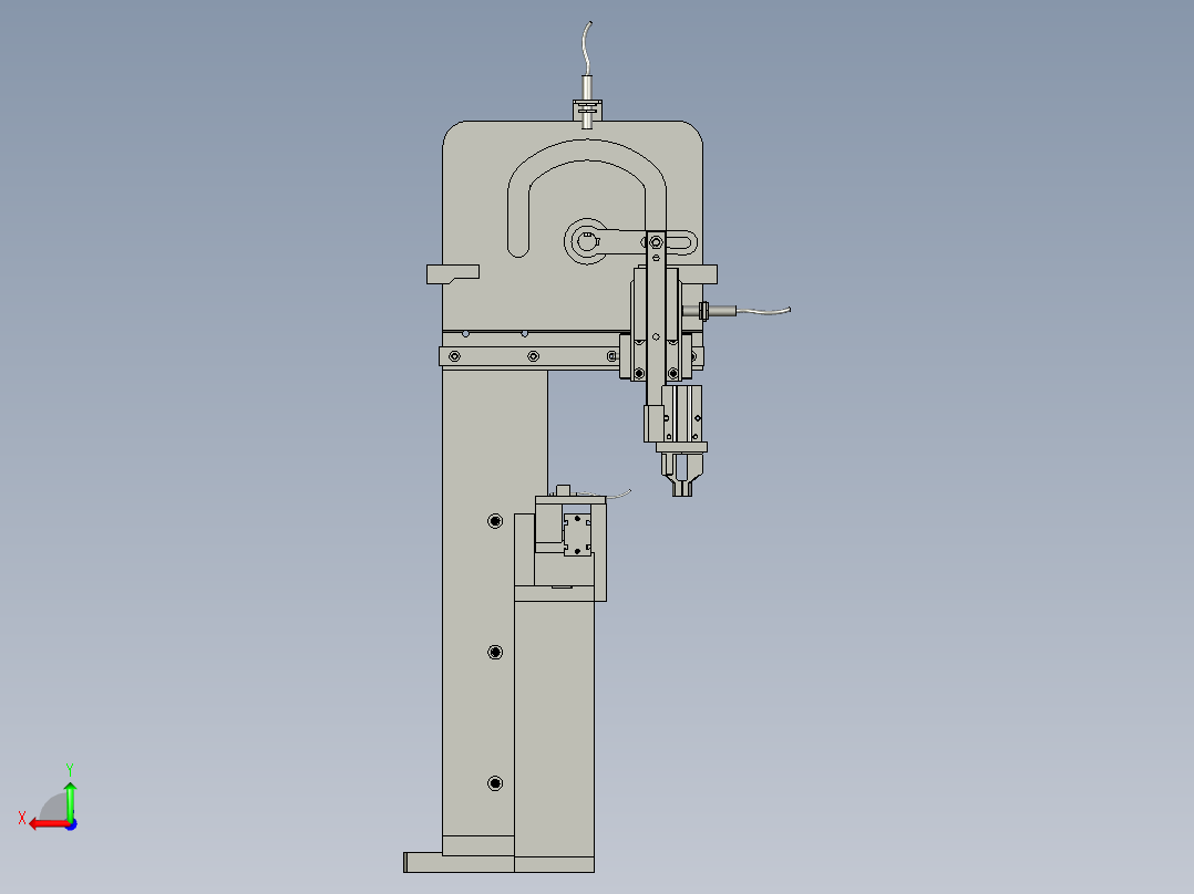 4悬臂进料机构-40行程-活塞后视图