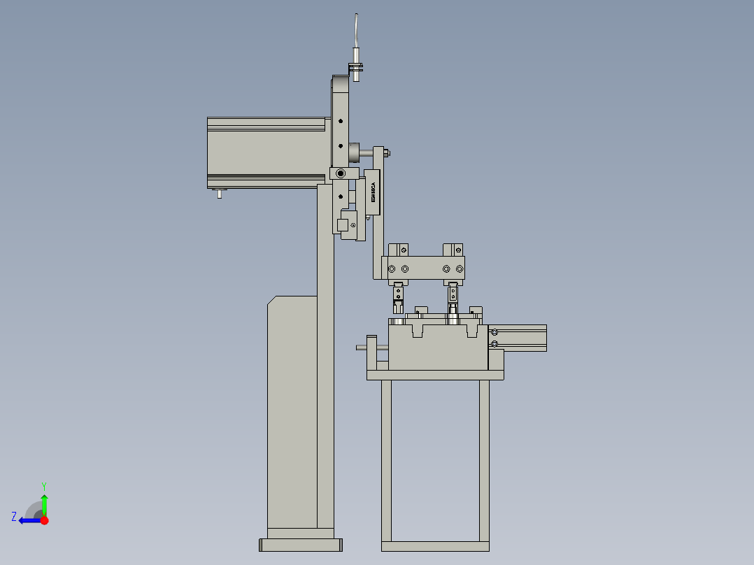 4悬臂进料机构-40行程-活塞右视图