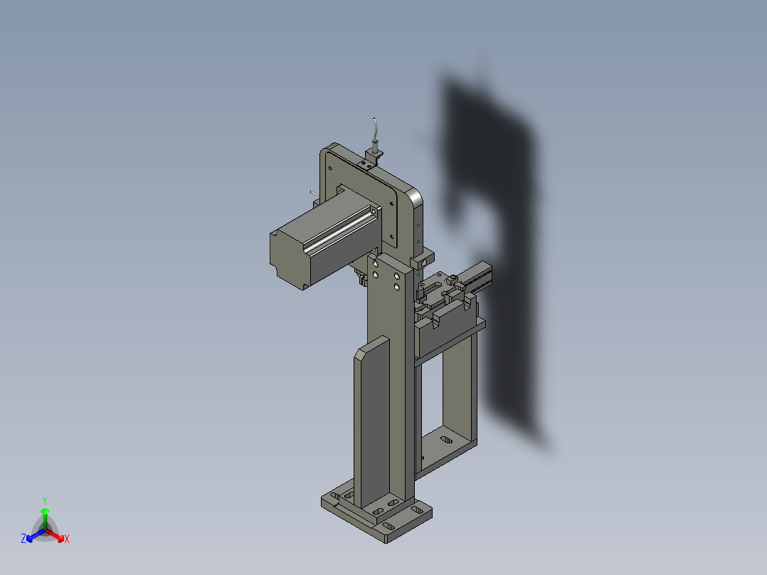 4悬臂进料机构-40行程-活塞正等轴测图
