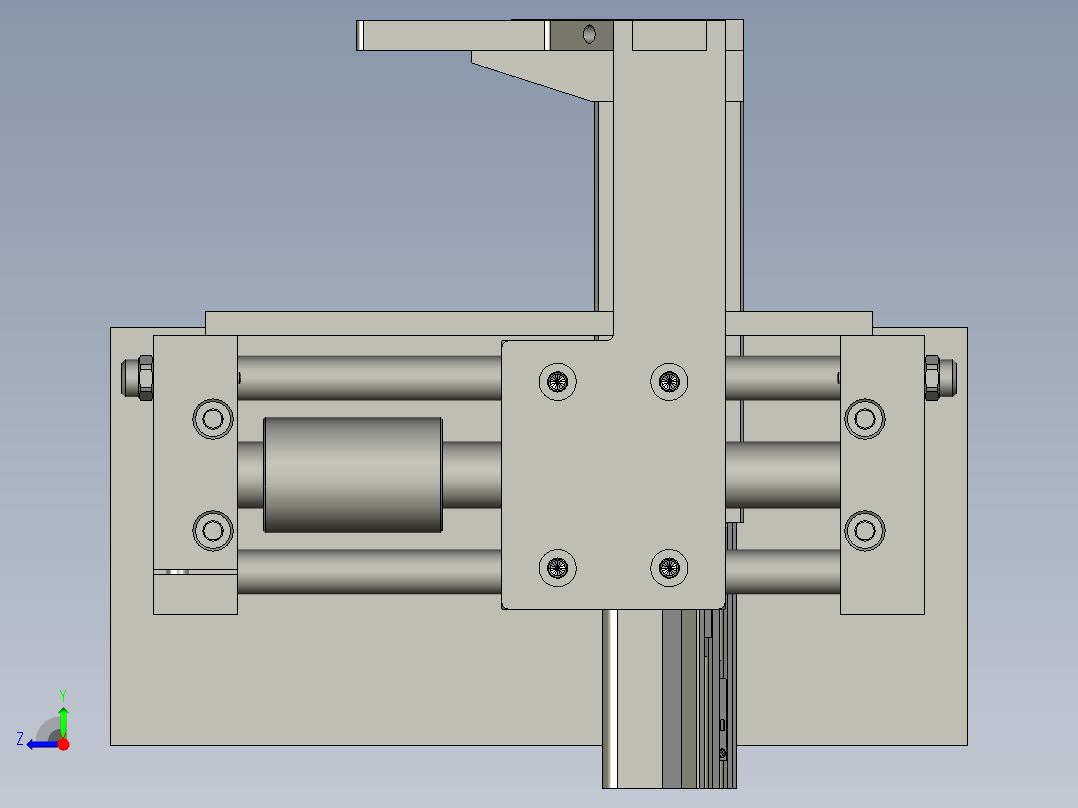 轴承上升模组右视图