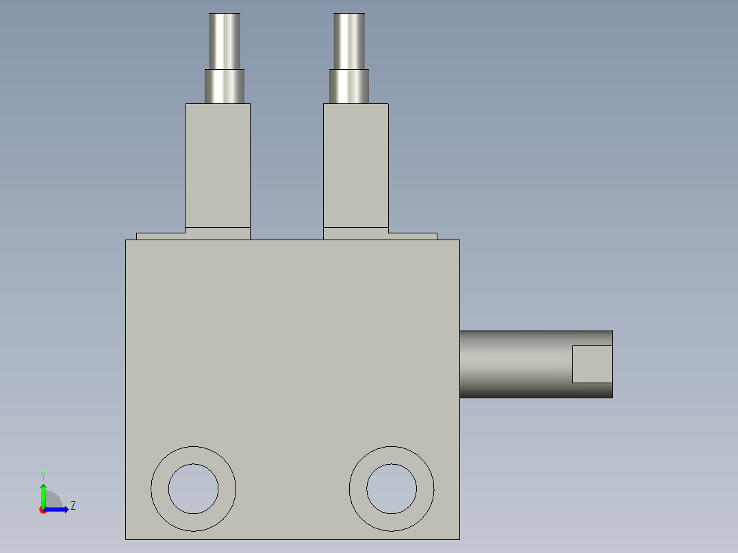 CDUJB12-10D-F8N左视图