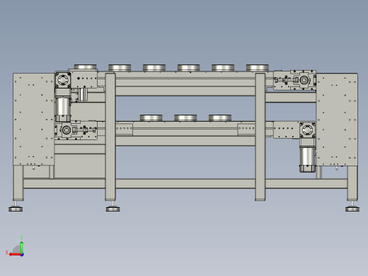 电机驱动的托盘输送机后视缩略图