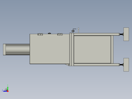 冲压成型压装机右视缩略图