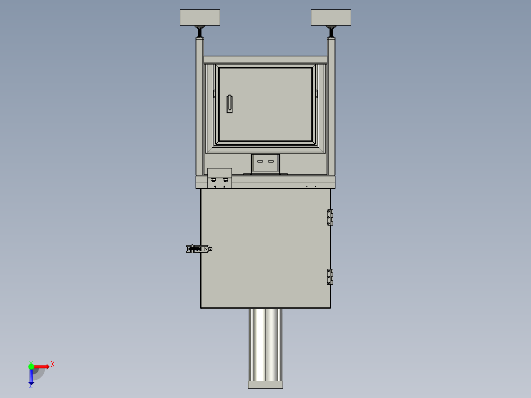 冲压成型压装机俯视图