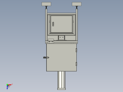 冲压成型压装机俯视缩略图