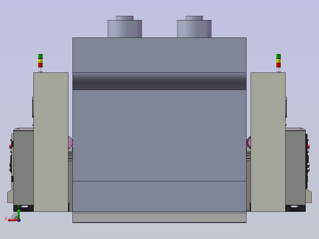 水壶打磨机器人工站后视图