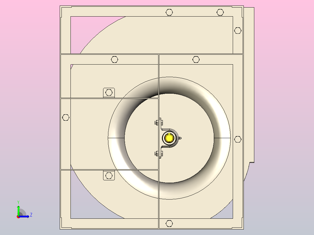 SYD-K离心风机[SYD560 K]左视图