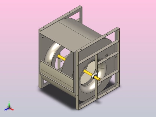 SYD-K离心风机[SYD560 K]正等轴测缩略图