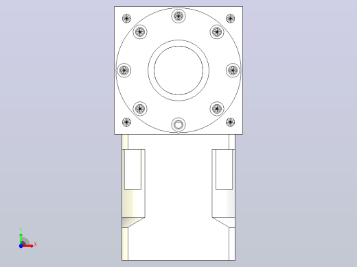 PW210单轴 PLX180-L1 35-114.3-200-M12转向器前视缩略图