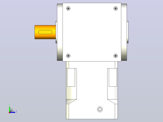 PW210单轴 PLX180-L1 35-114.3-200-M12转向器左视缩略图