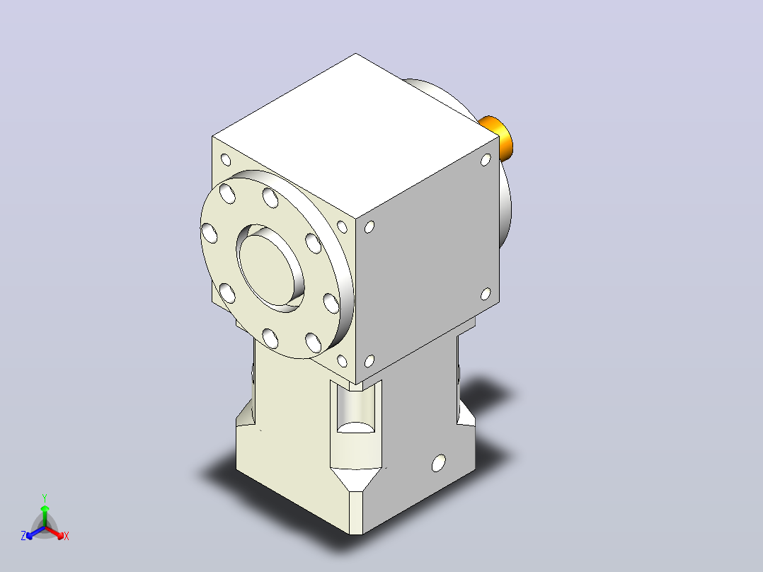 PW210单轴 PLX180-L1 35-114.3-200-M12转向器正等轴测图