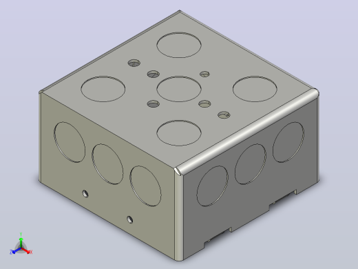 Caja Metálica 4英寸x 4英寸x 2,2英寸(Cuatro Orejas) -(导管)暗装暗盒预埋暗盒