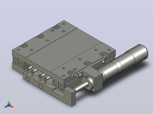 气动线性定位工作台MX80MT01C3D20X4系列正等轴测缩略图