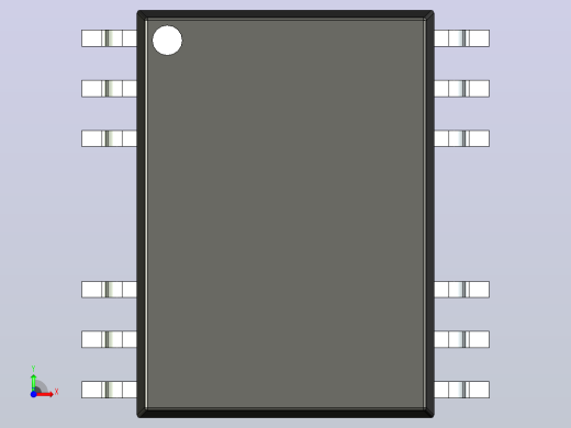 106x SOIC 封装（小外形集成电路）SOIC127P1030X350-16-12N前视缩略图
