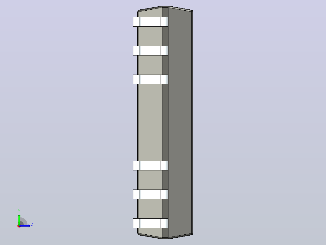 106x SOIC 封装（小外形集成电路）SOIC127P1030X350-16-12N左视图