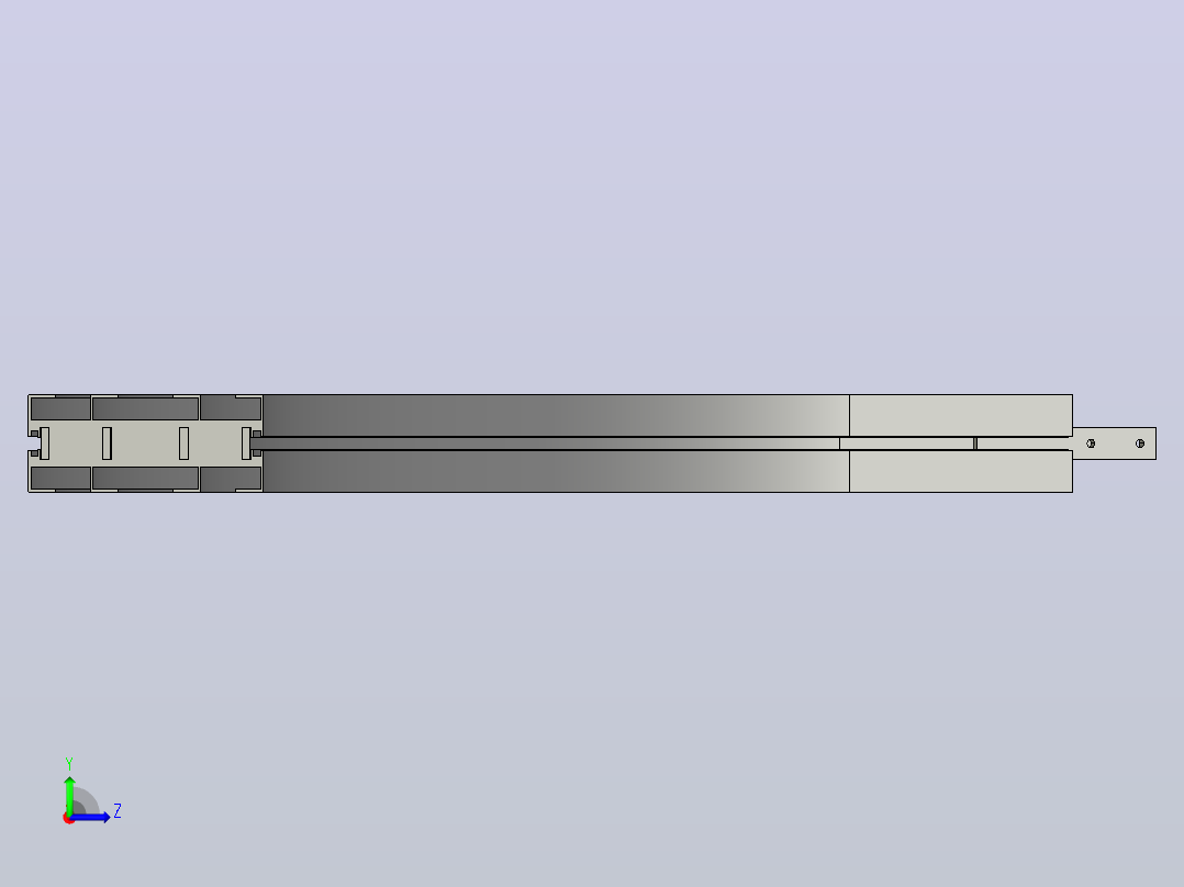 YBBP60A180R10-C1水平普通弯头左视图