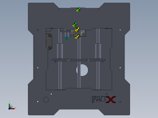 具有CoreXY线性运动的FDM 3D打印机前视缩略图