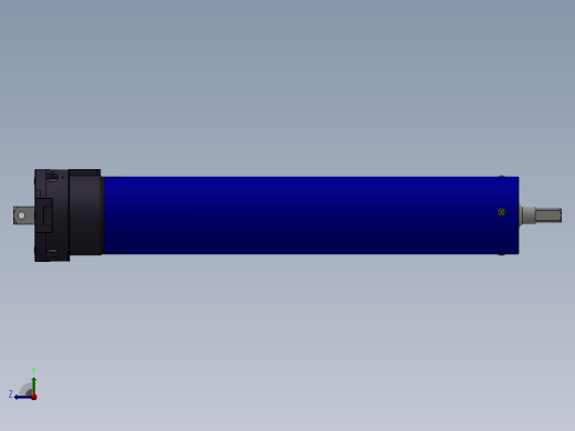 SM45S标准型管状电机[SM45S-40-12]右视缩略图