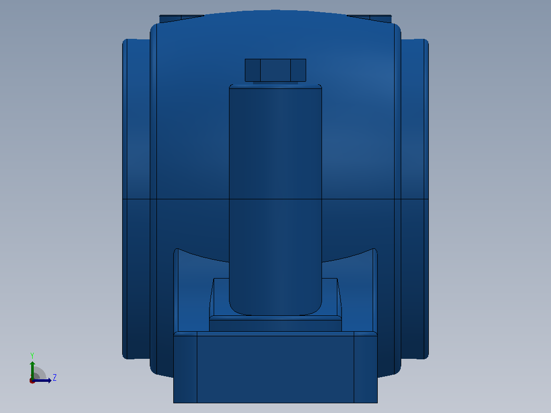 SN500系列[SN512-SSN512]轴承左视图