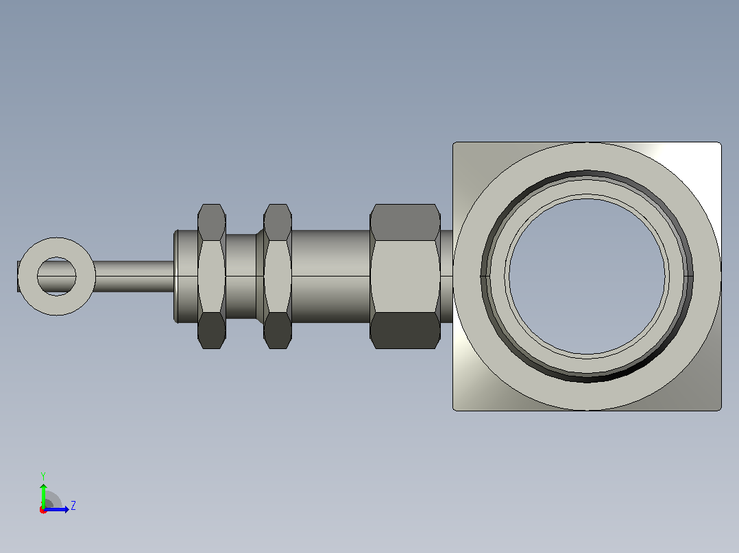 泄放阀[CMP12MBF-CS316M×3F]左视图