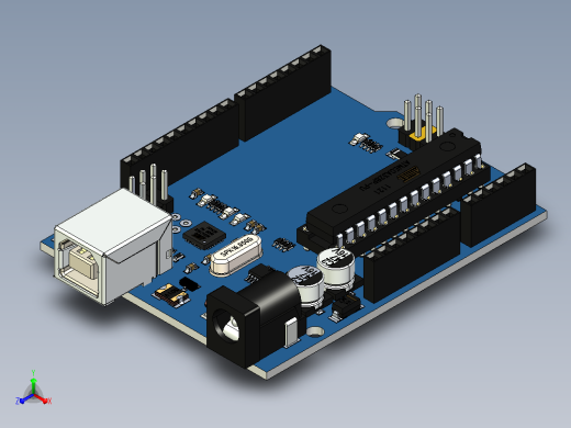 Arduino Uno R3电子板主视缩略图