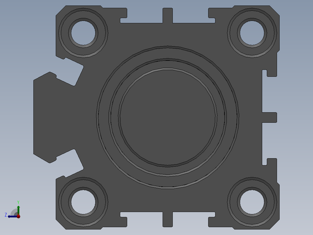 压密封组件工装右视图