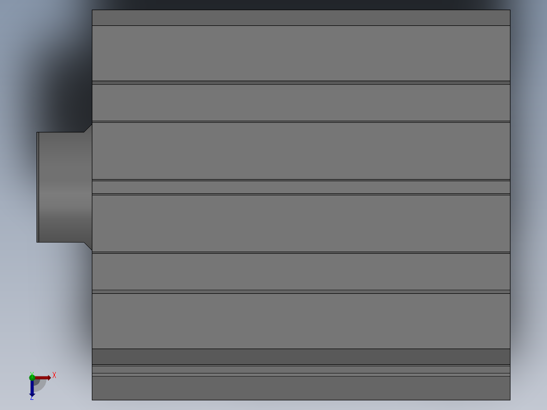 压密封组件工装俯视图