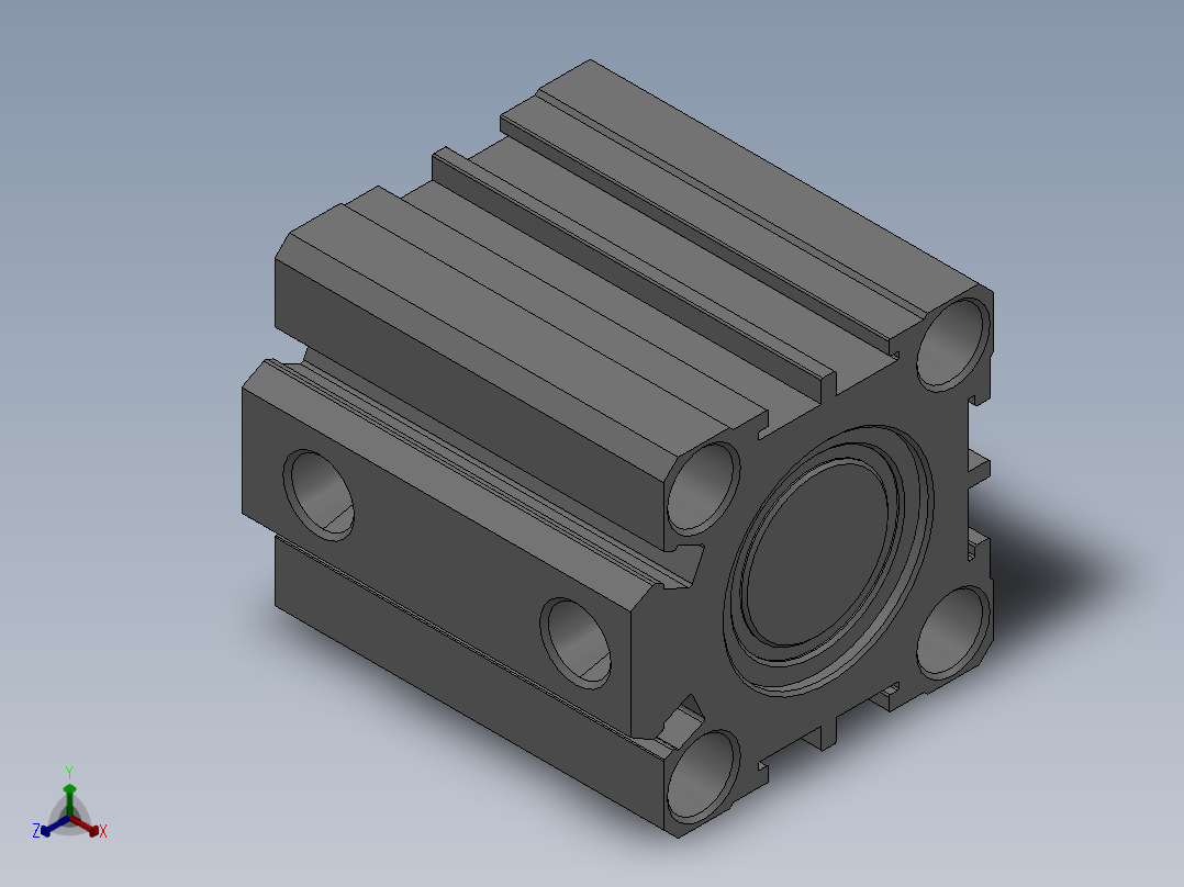 压密封组件工装正等轴测图