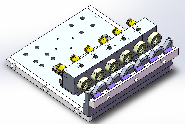 金属管检测工装（sw18可编辑+cad）