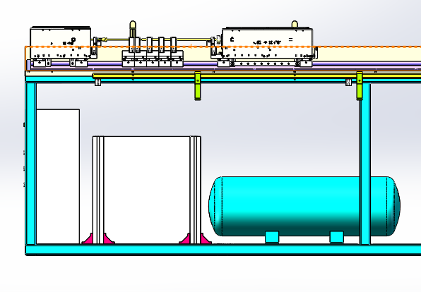 金属管检测工装（sw18可编辑+cad）