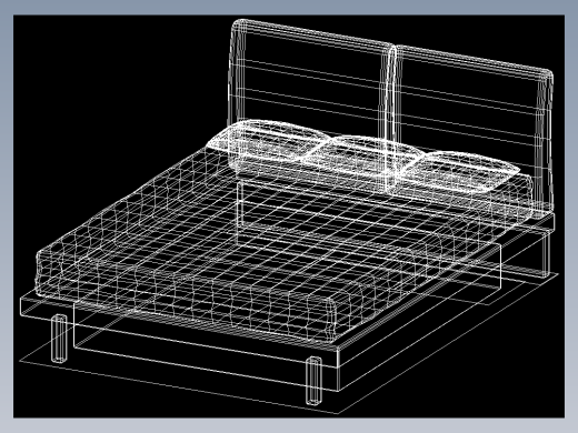 室内家具和灯具等的模型十-K-B21
