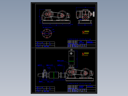 SR150B带联立式罗茨风机机组安装图