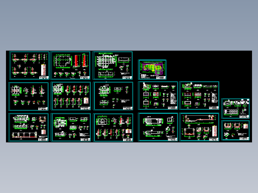 造纸废水处理设施全套结构图