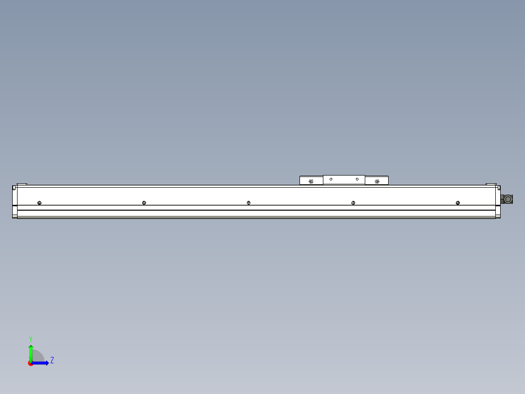 Toyo东佑达直线模组-ECH12-500-M+煞車左视图