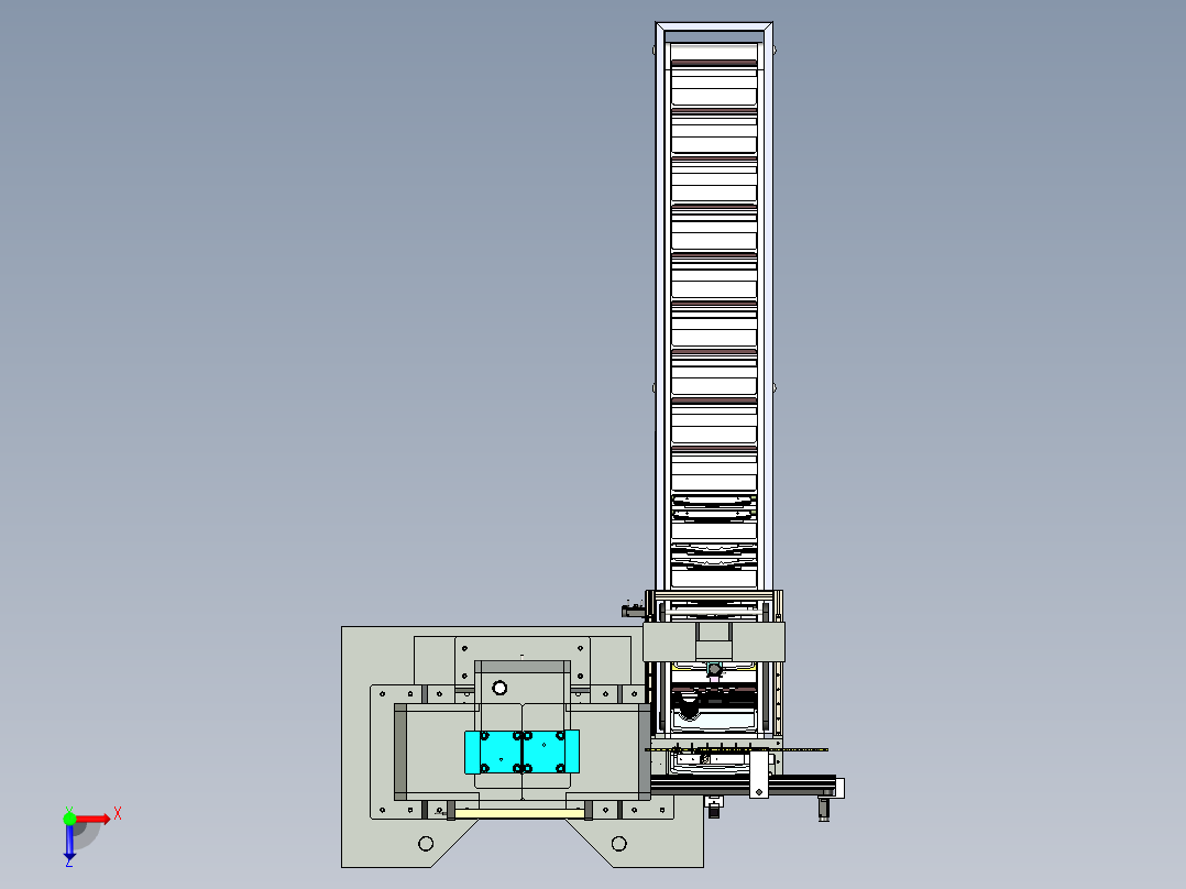 A10_家电外壳TOX铆接线SW2016俯视图