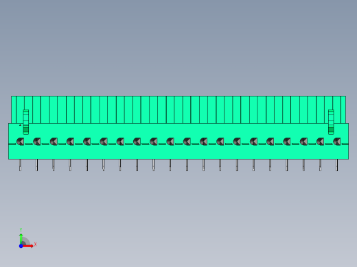 DEGSON 2EDG 系列 5.0mm 可插拔接线端子组-2EDGB-5.0-20P-14-00AH前视缩略图