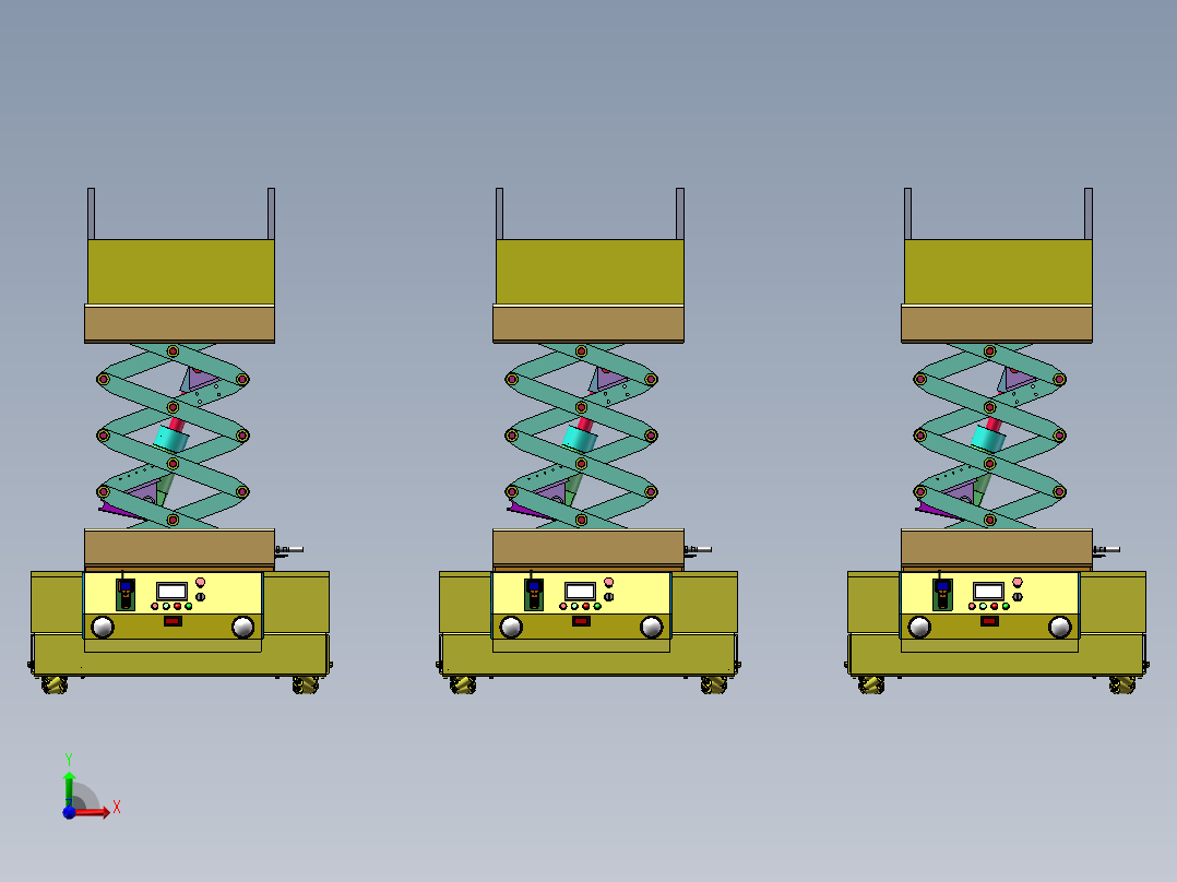 自行车运转车机构设计前视图