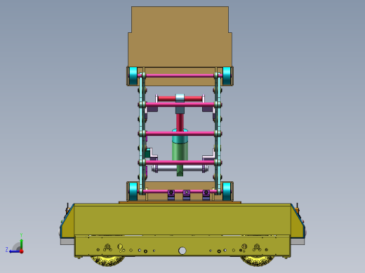 自行车运转车机构设计右视缩略图