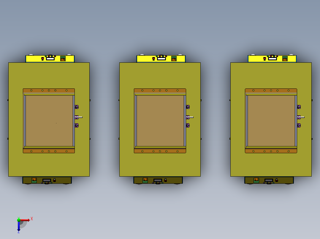 自行车运转车机构设计俯视图