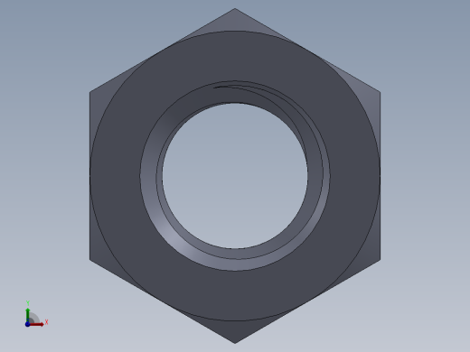 公制螺母-M5x0.8.SLDPRT前视缩略图