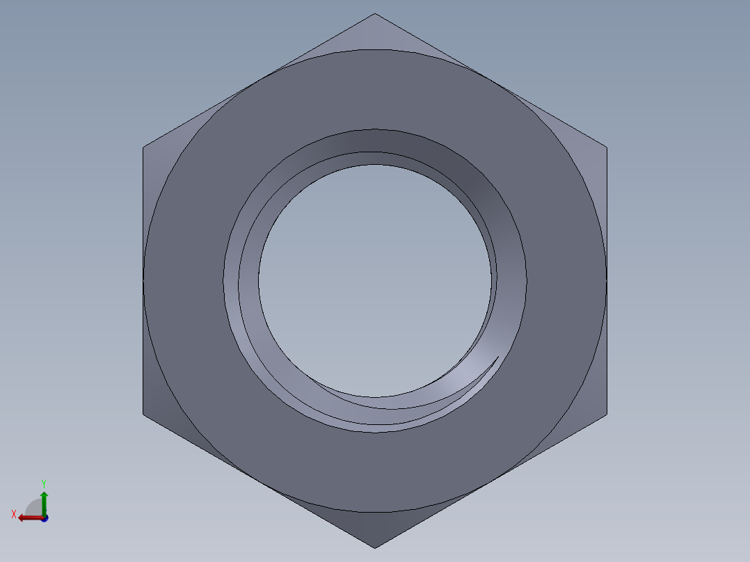 公制螺母-M5x0.8.SLDPRT后视图