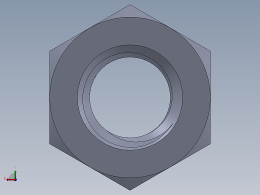 公制螺母-M5x0.8.SLDPRT后视缩略图