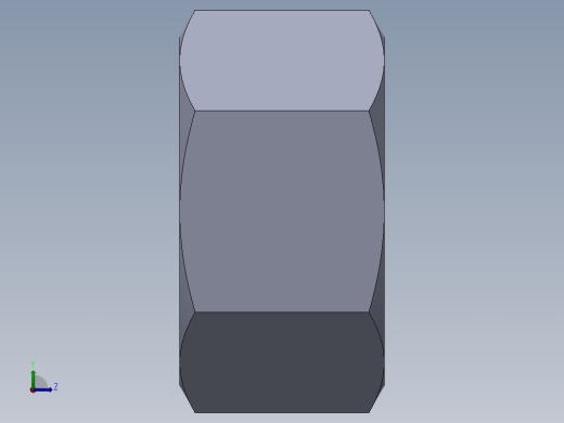 公制螺母-M5x0.8.SLDPRT左视缩略图