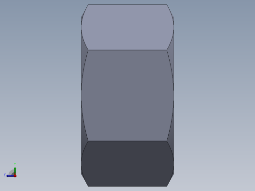 公制螺母-M5x0.8.SLDPRT右视缩略图
