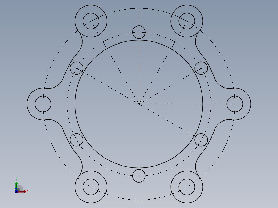 SW建模练习题-exercise 57前视图