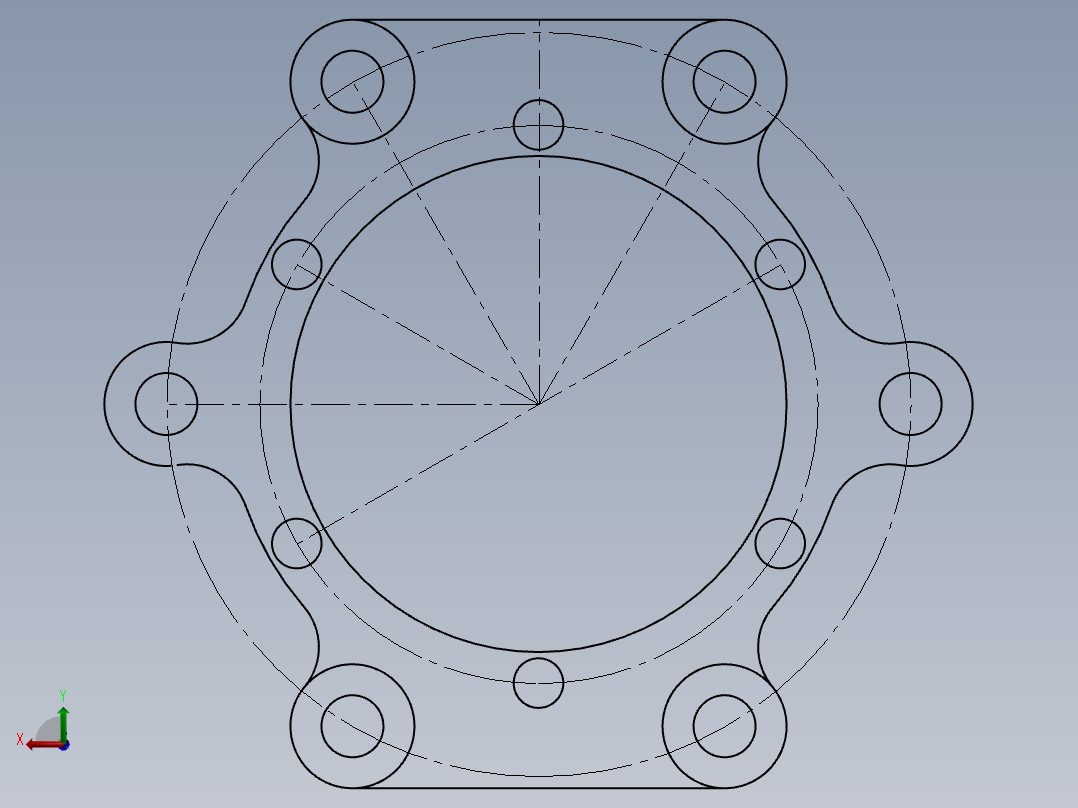 SW建模练习题-exercise 57后视图