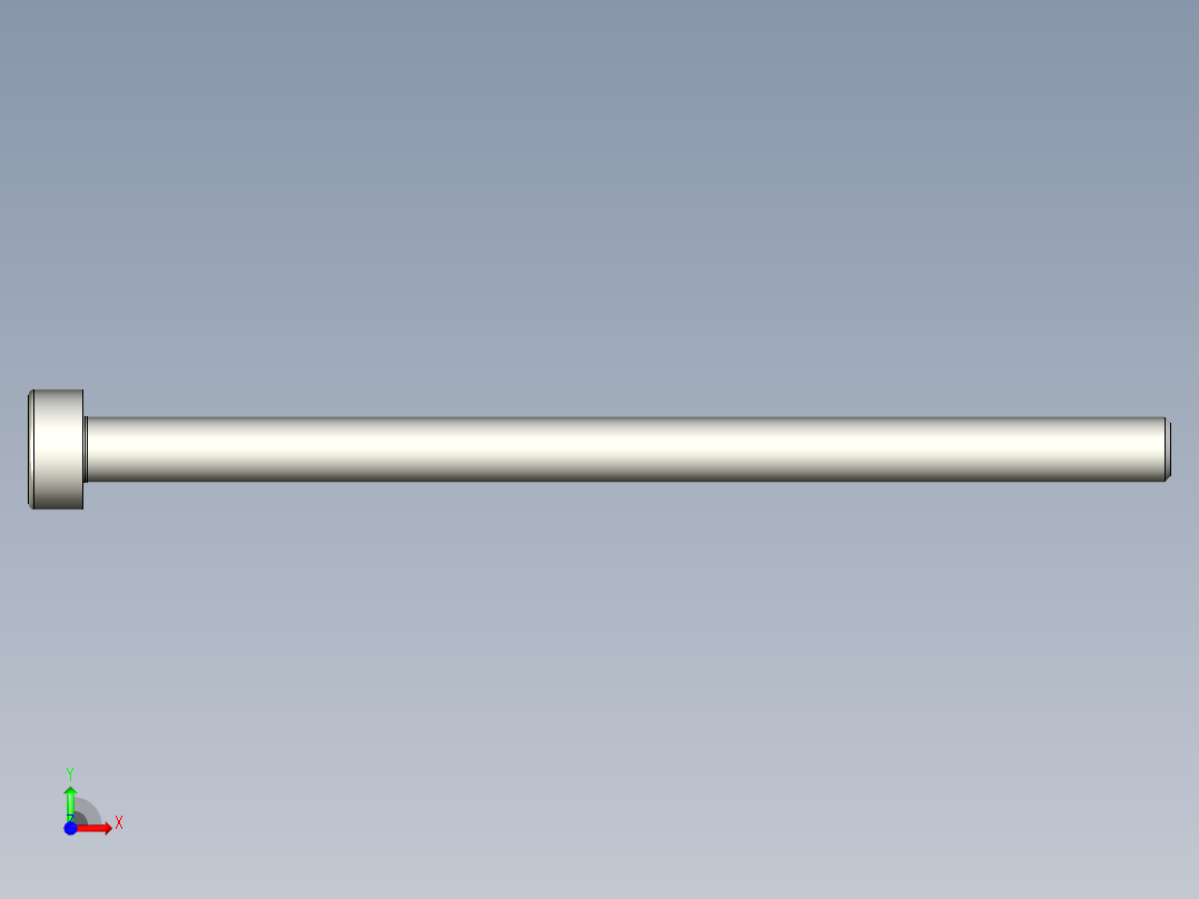 螺钉-Hexalobular_socket_screw-M12-200-40-10-22-16-R1.stp前视图