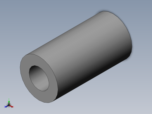 销轴套正等轴测缩略图